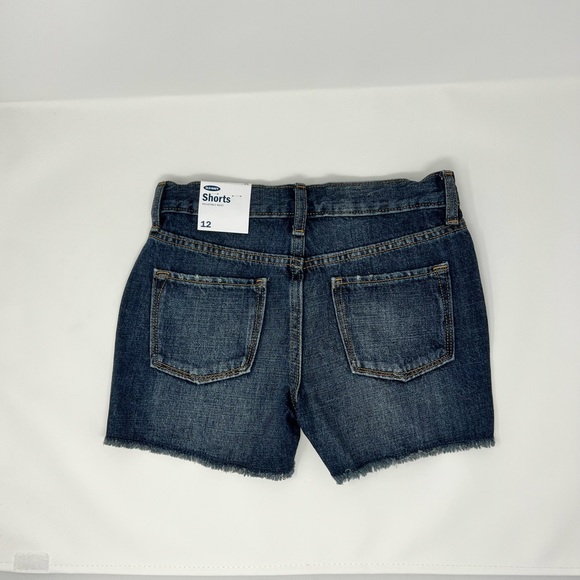 Old Navy Distressed Cut-off Jean Shorts girls size 12 - Picture 6 of 6